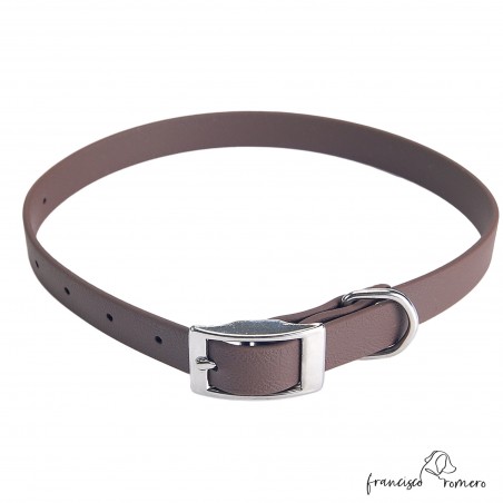 Collar Biothane Beta 1,6 cm color marrón