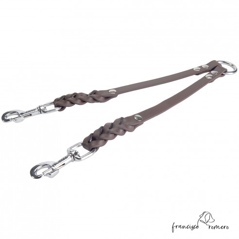 Amarre Biothane súper duro marrón