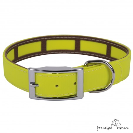 Collar Biothane Beta Funda Antiparasitaria Hebilla Níquel Personalizado