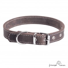 Collar de piel de vaquetilla